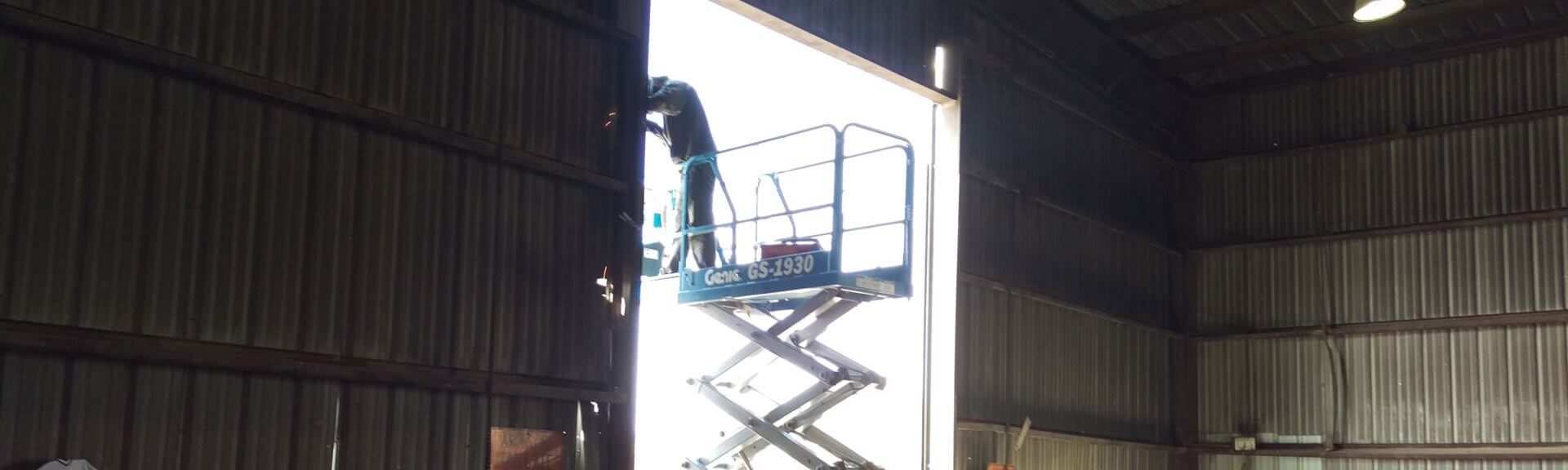 Installing Commercial Door